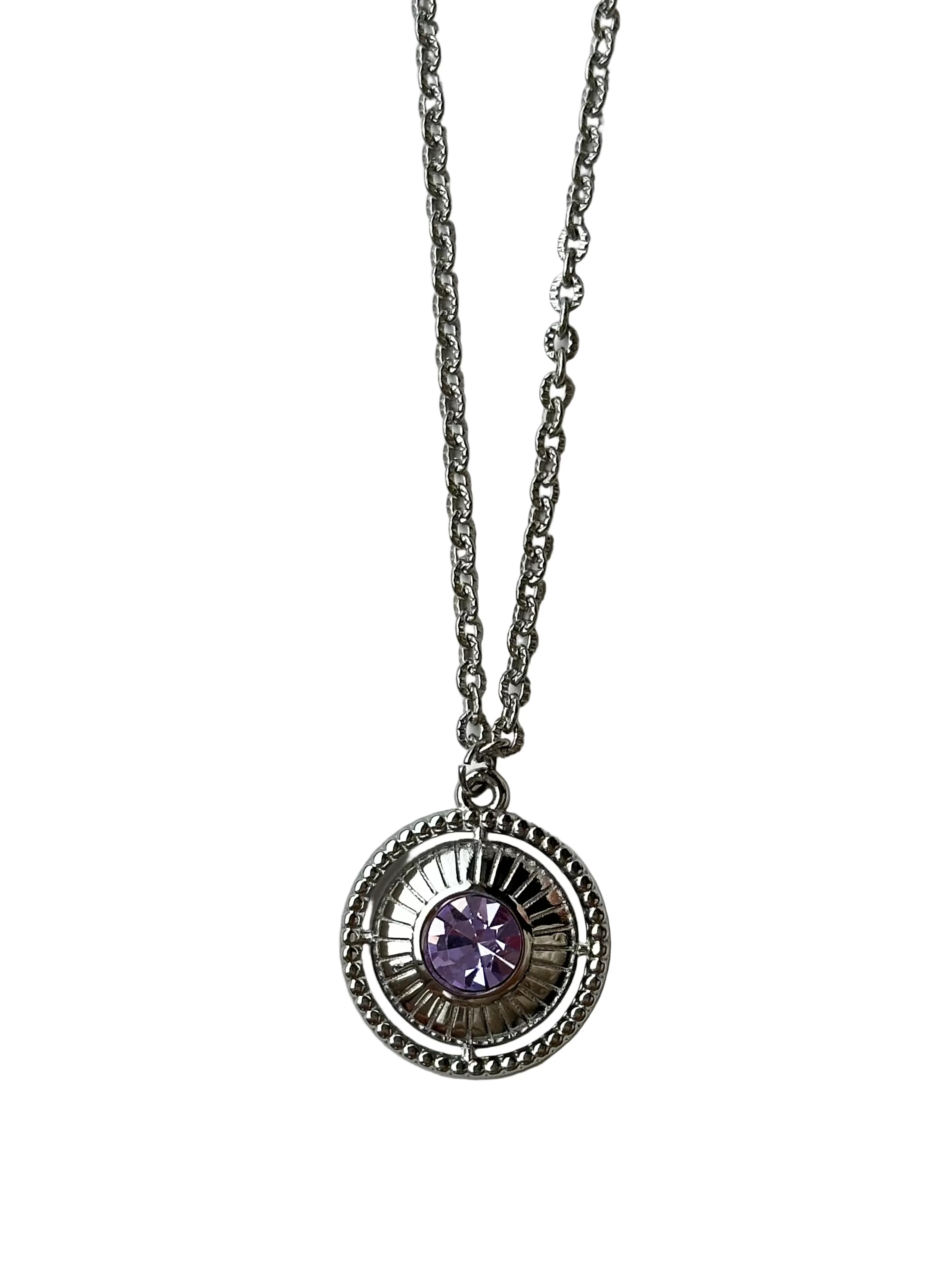 Lila stone ketting