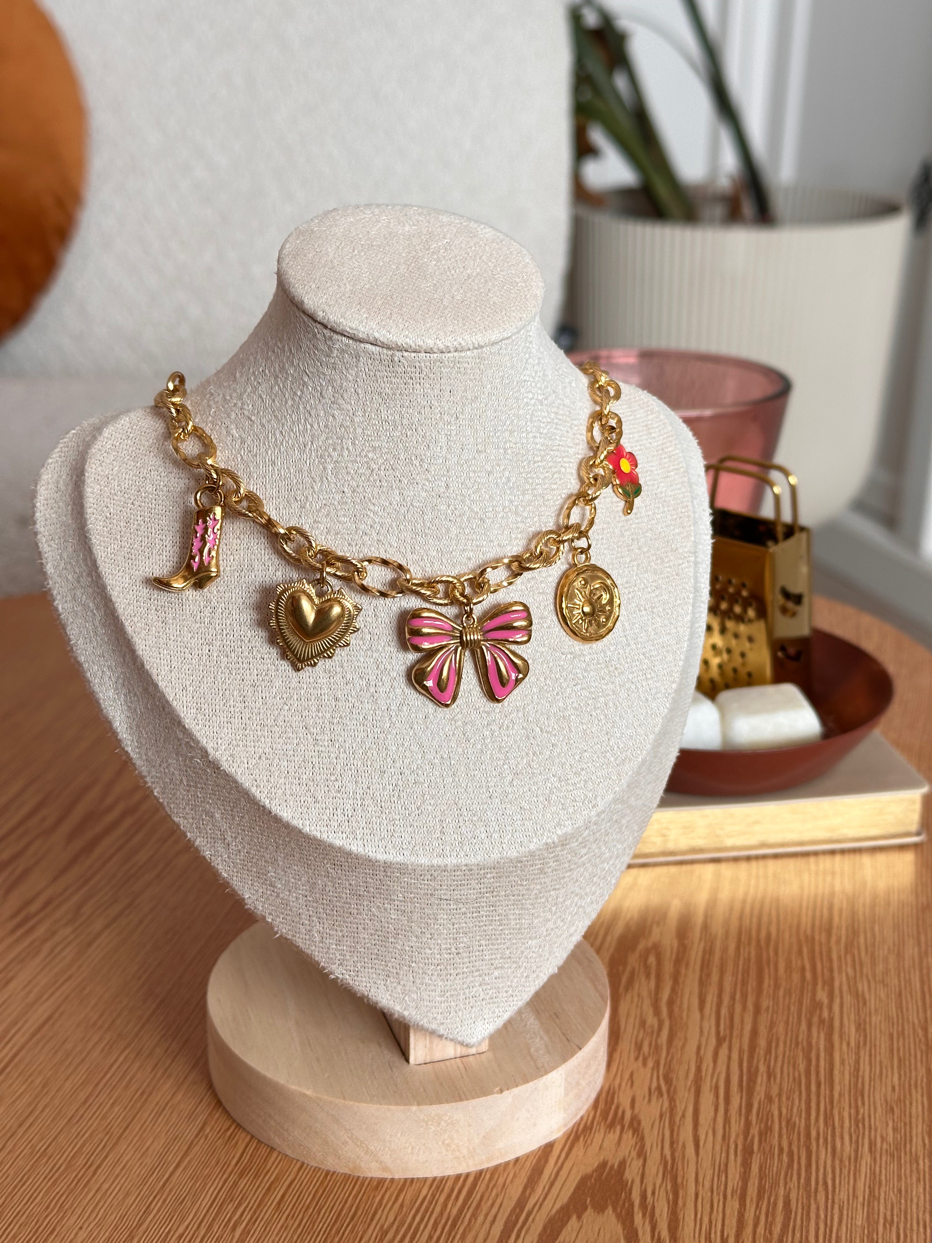 Big bow bedelketting