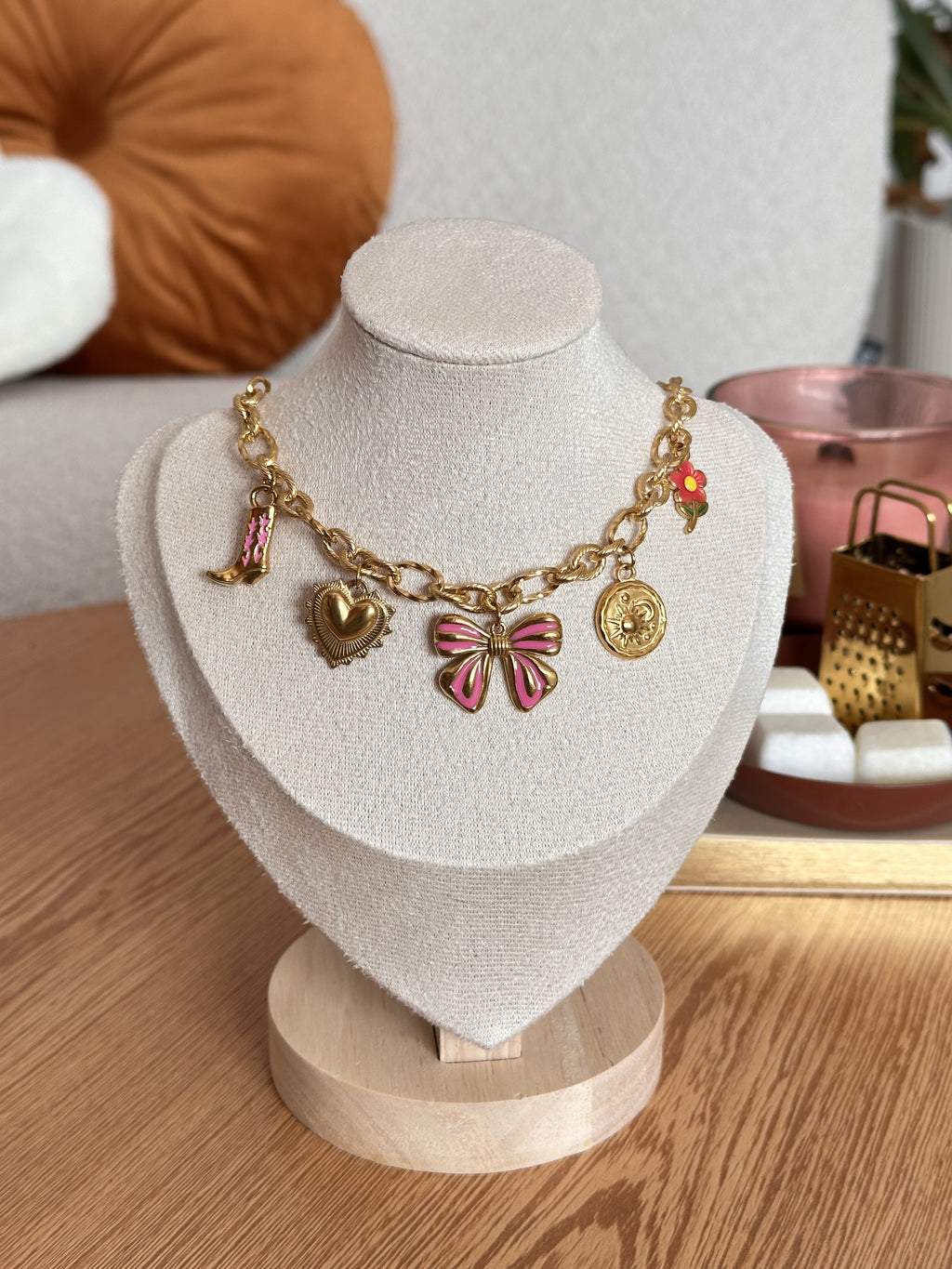 Big bow bedelketting