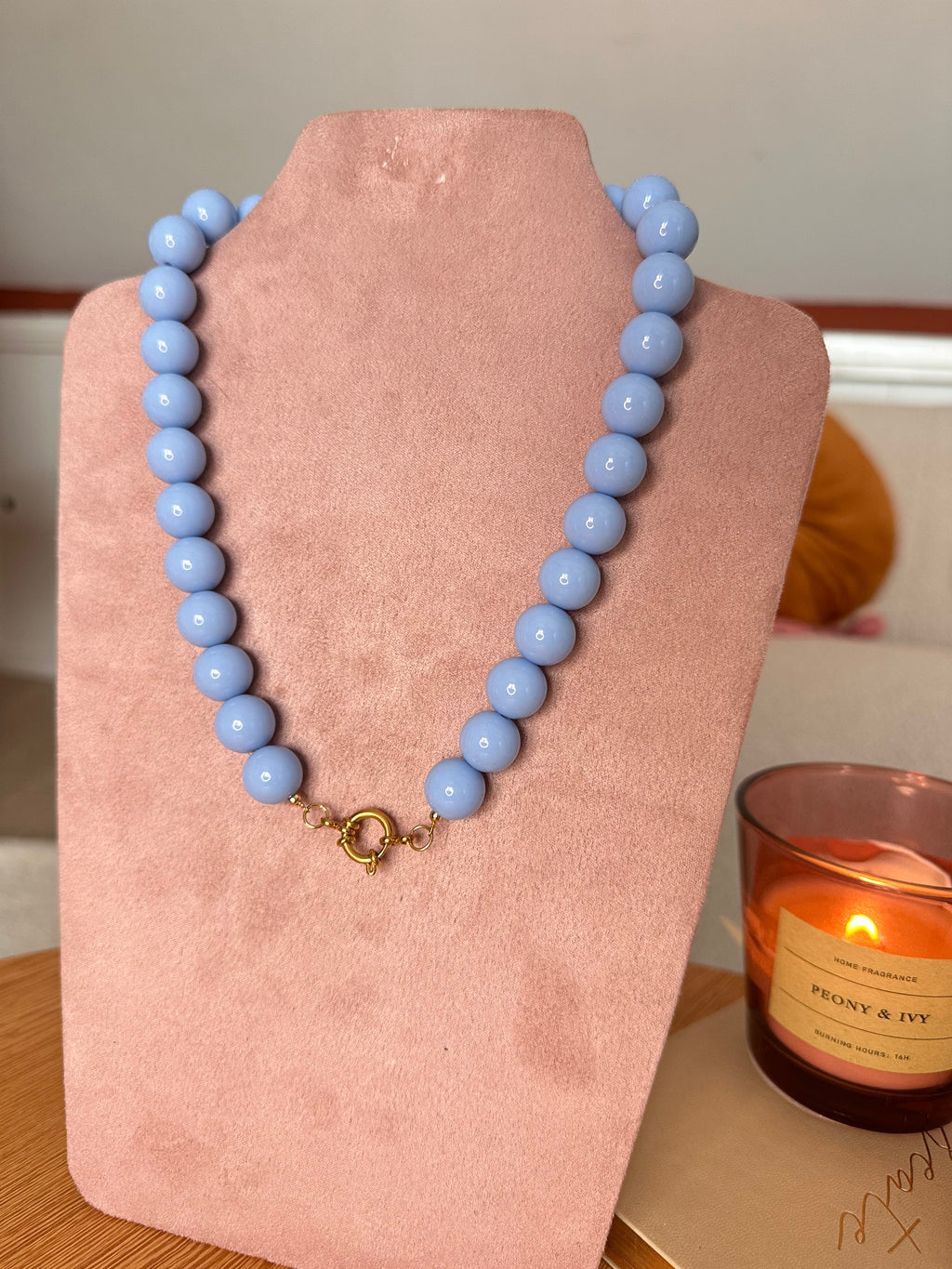 Sea blue kralen ketting