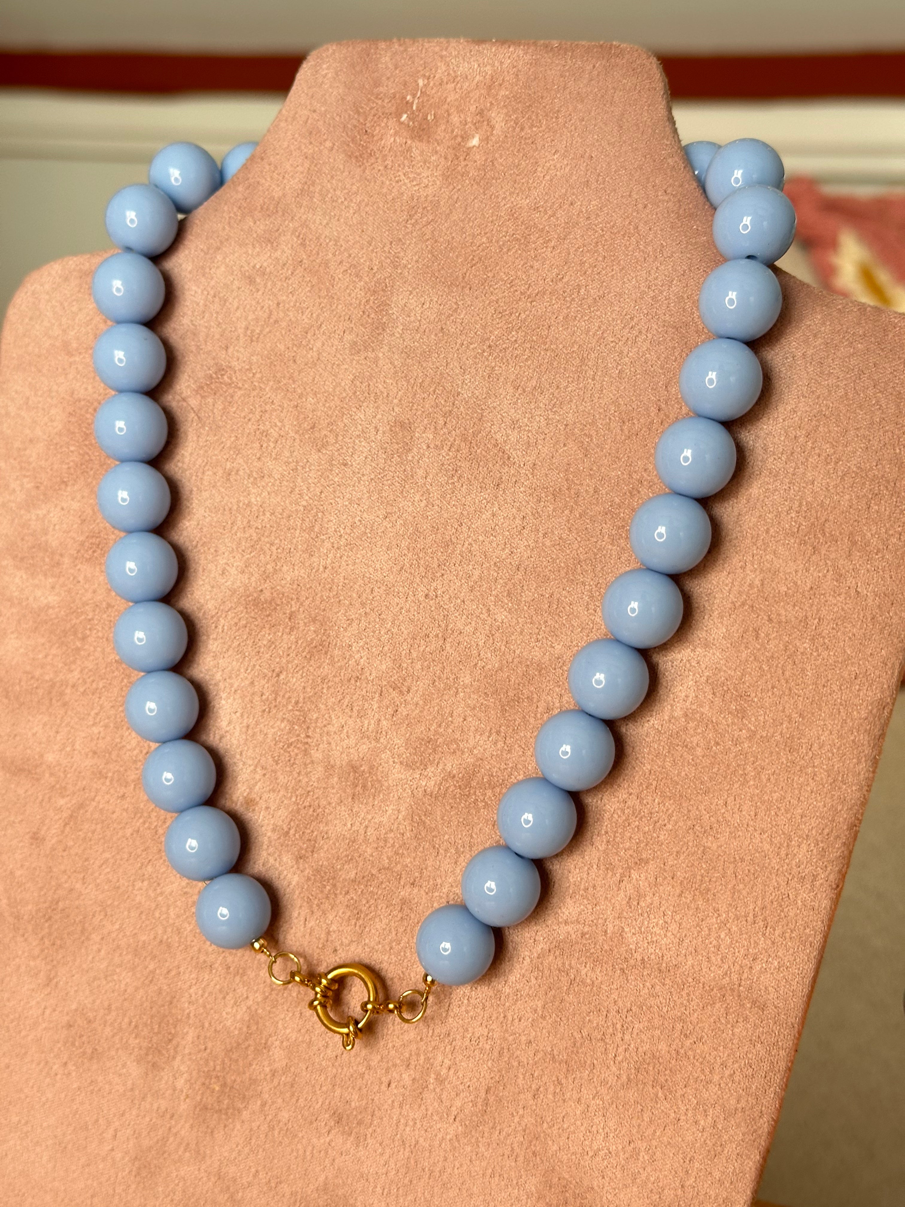 Sea blue kralen ketting