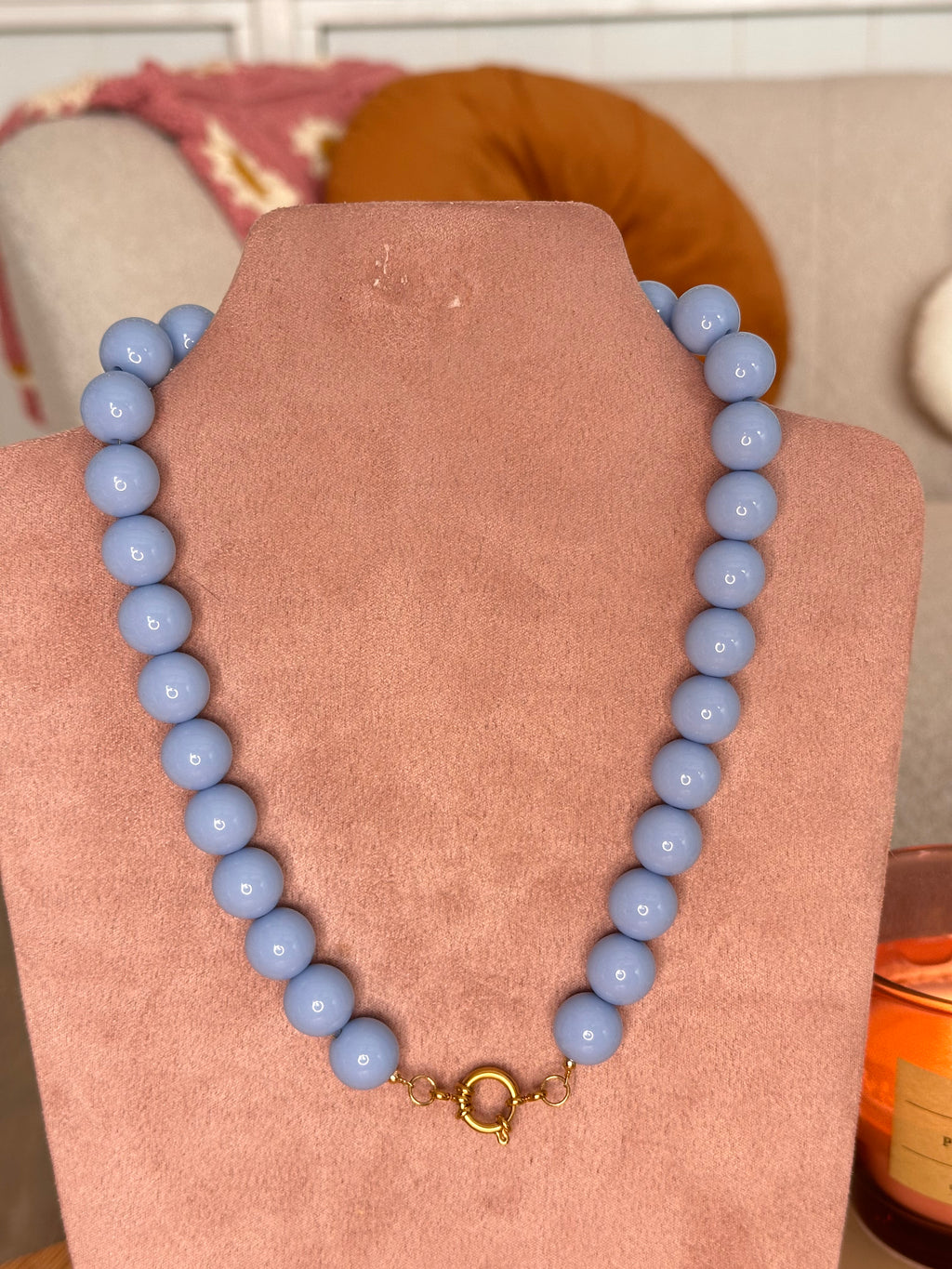 Sea blue kralen ketting