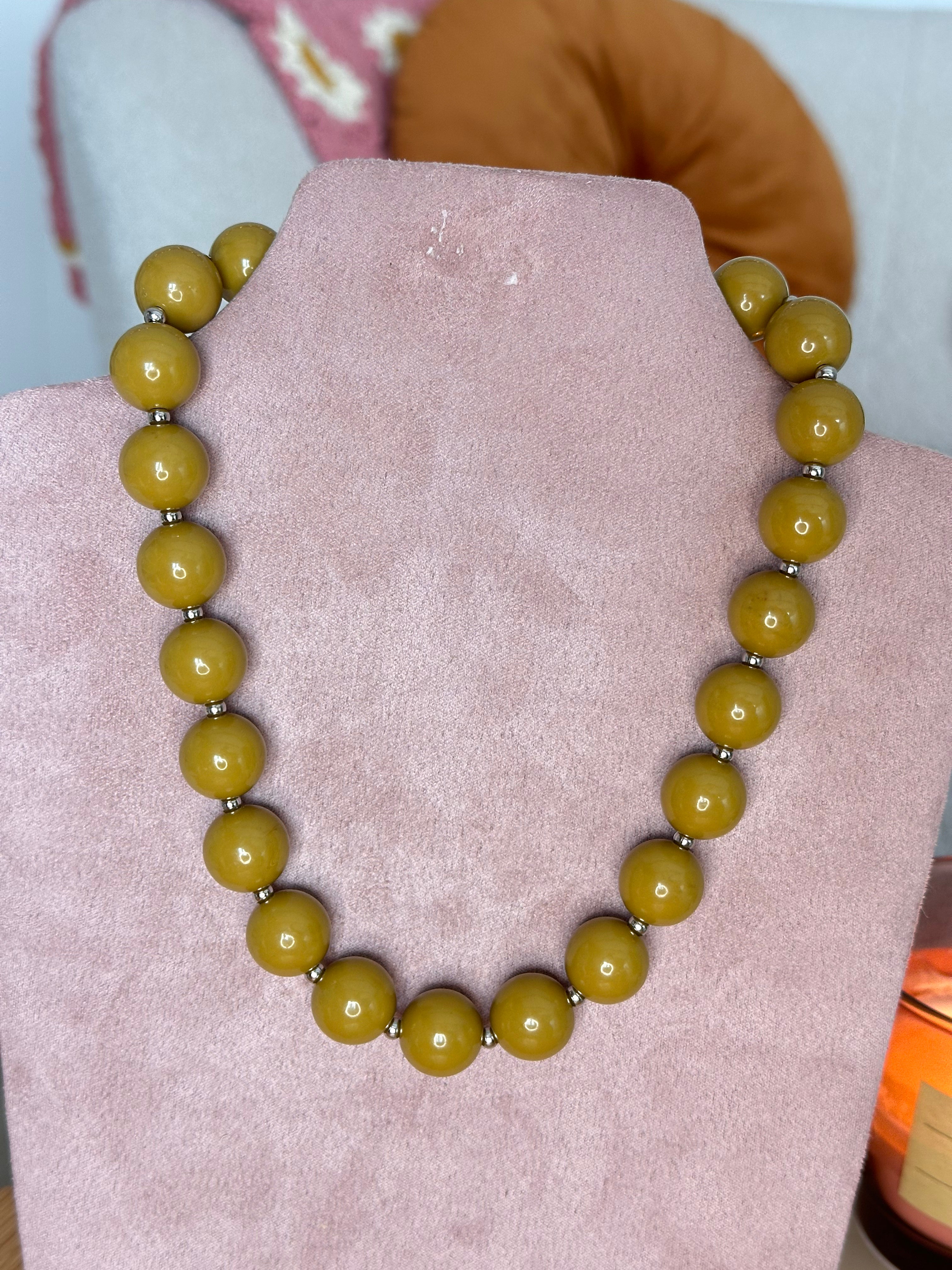 Forest acryl kralenketting