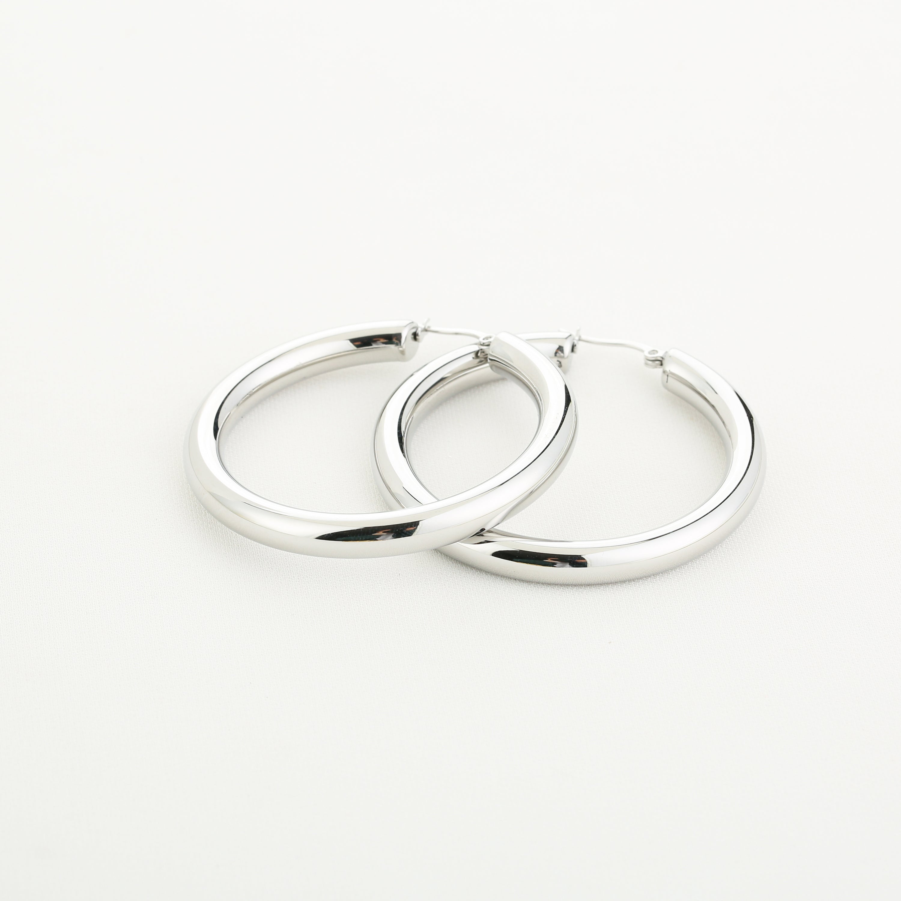 Big hoops zilver
