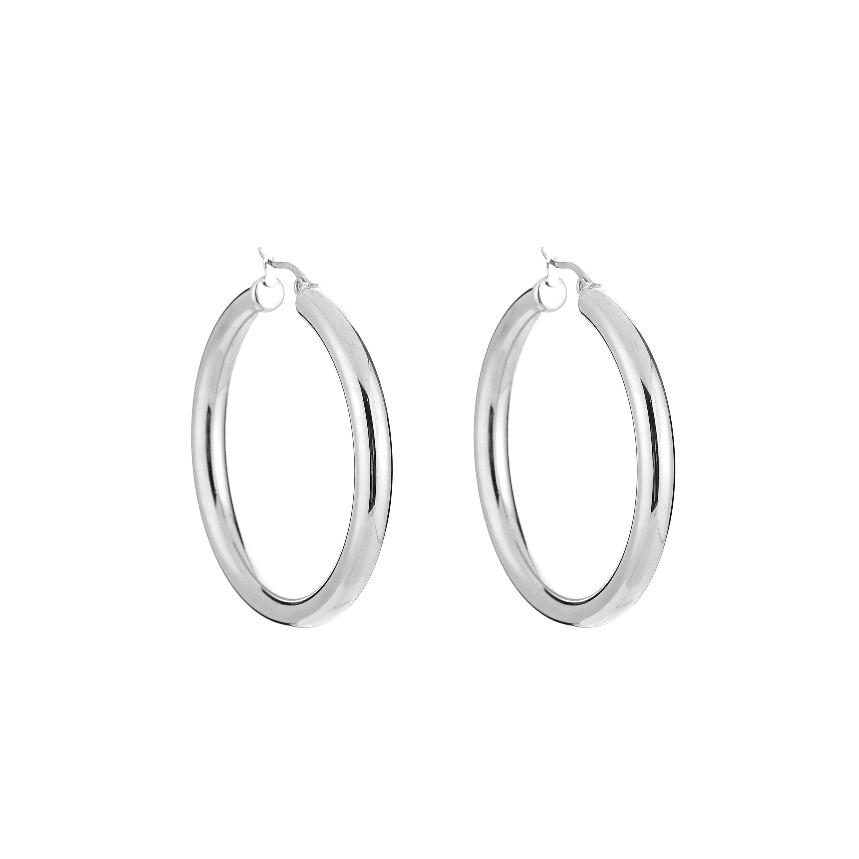 Big hoops zilver