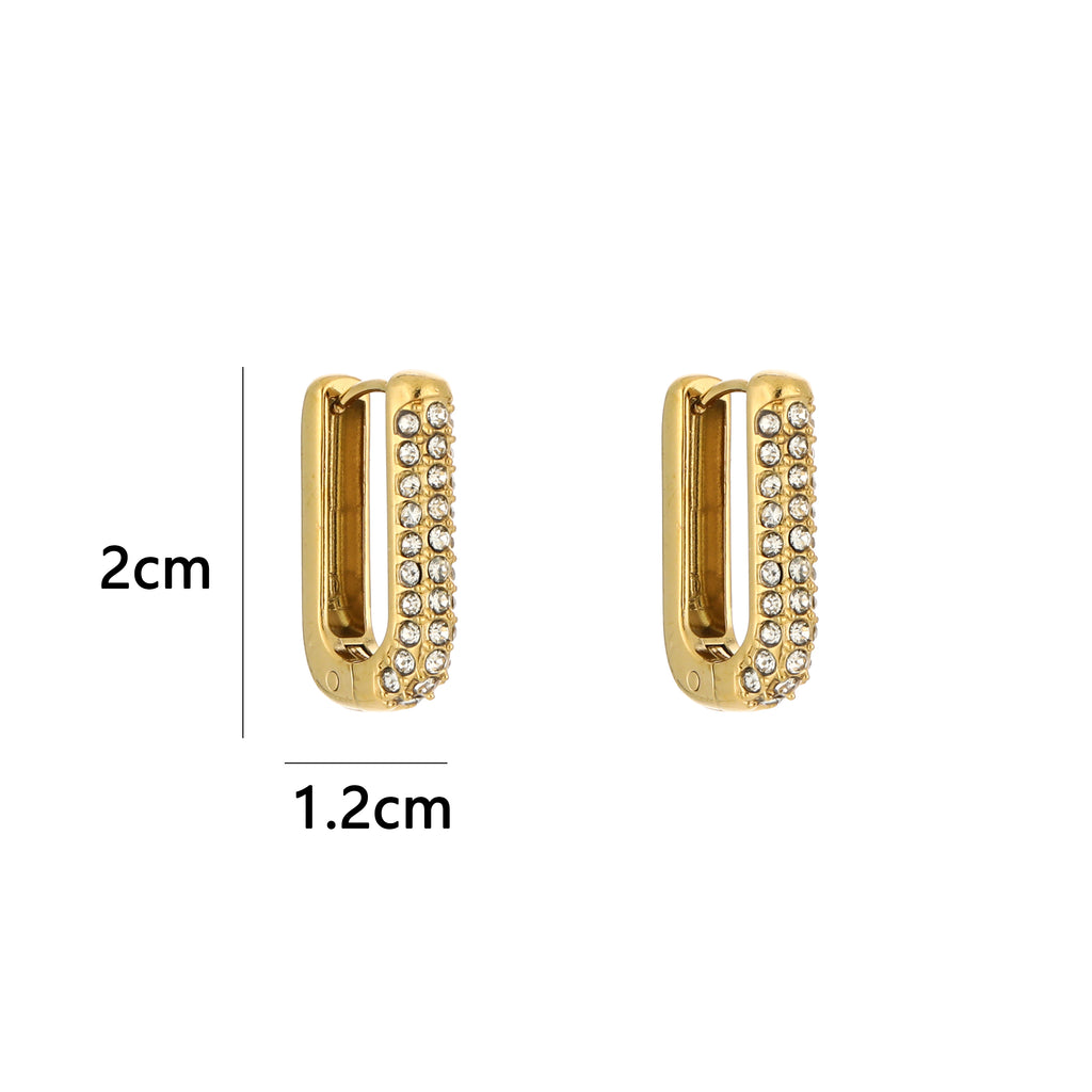 Diamond oorbellen