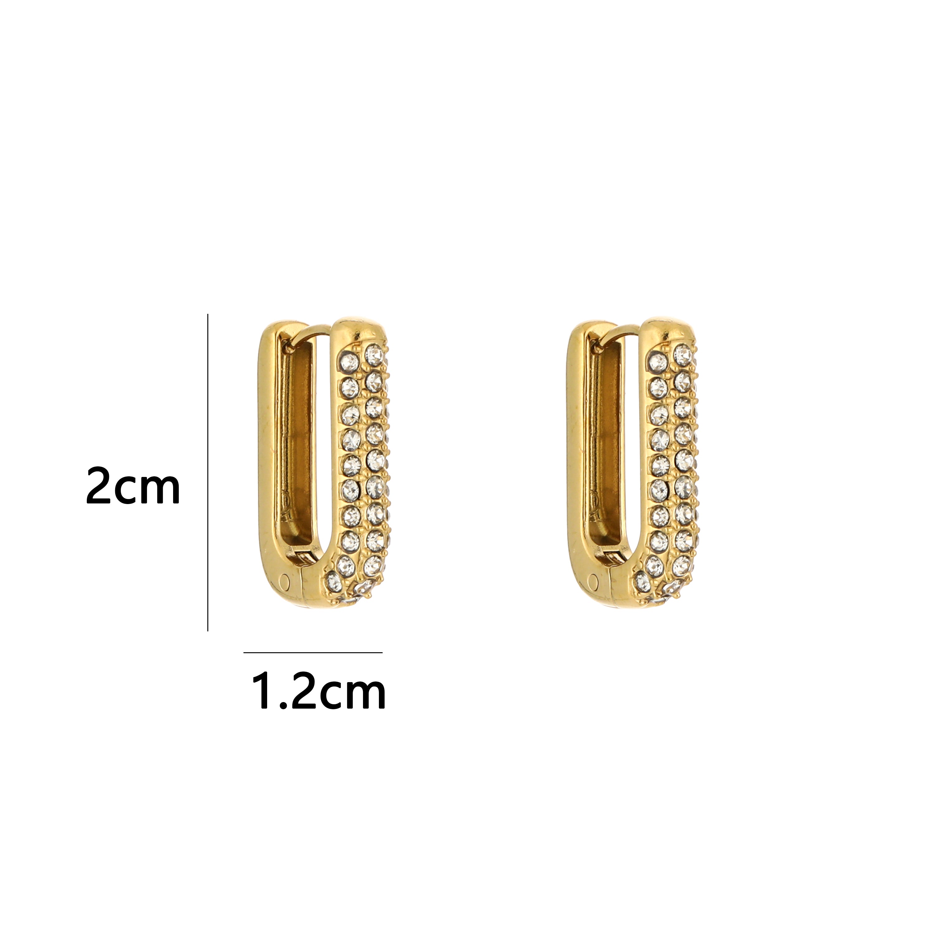 Diamond oorbellen