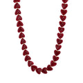 Red heart ketting