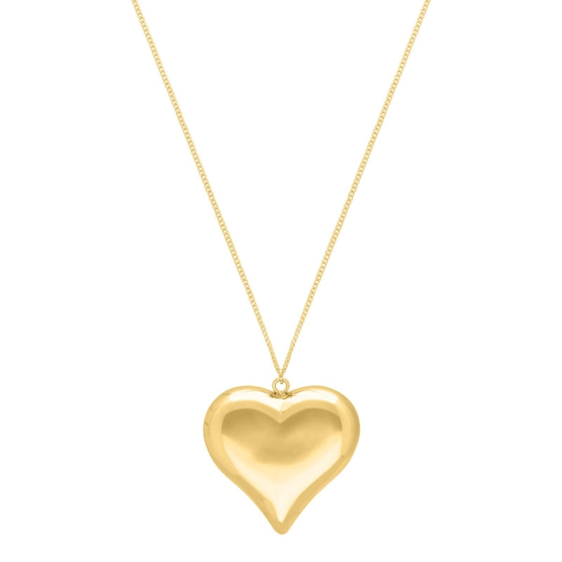 Big heart ketting